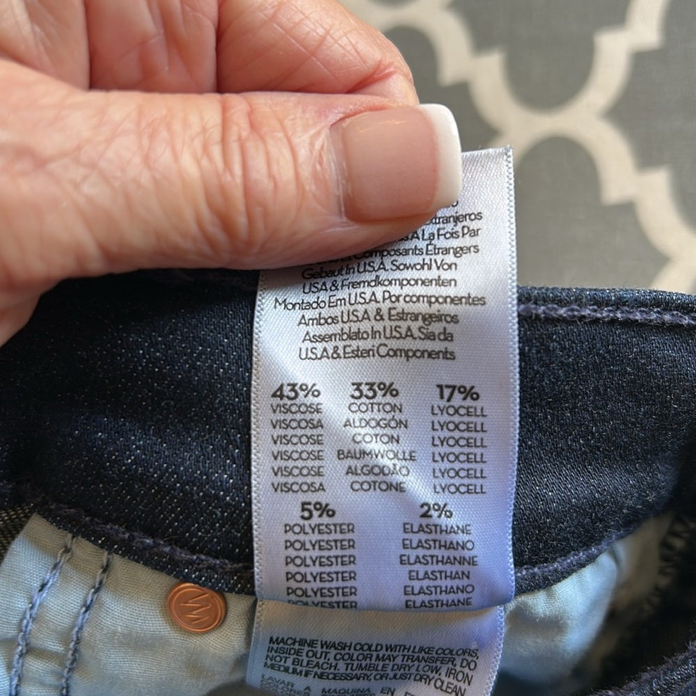 Mother The Mid Rise Dazzler ankle in Now or Never wash size 26 - Picture 10 of 16